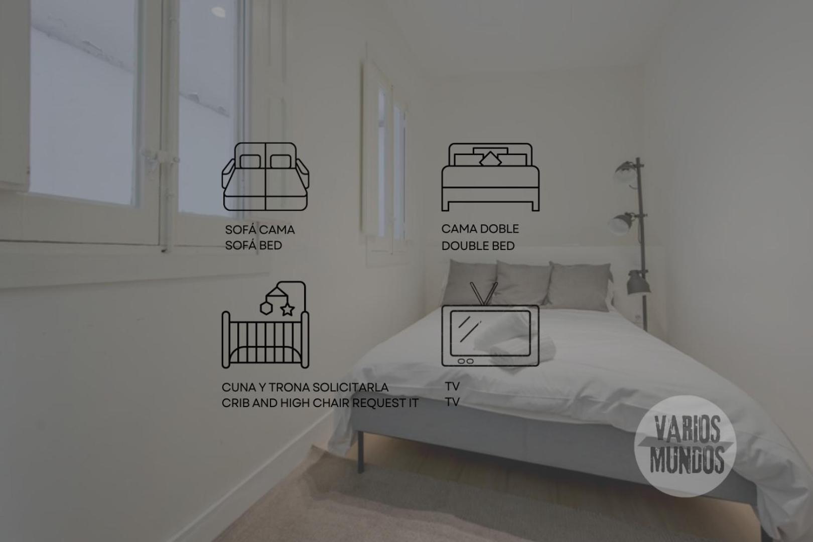 Nuevo Apt Para 7 Pax En Malasana - Gran Via E1 Leilighet Madrid Eksteriør bilde
