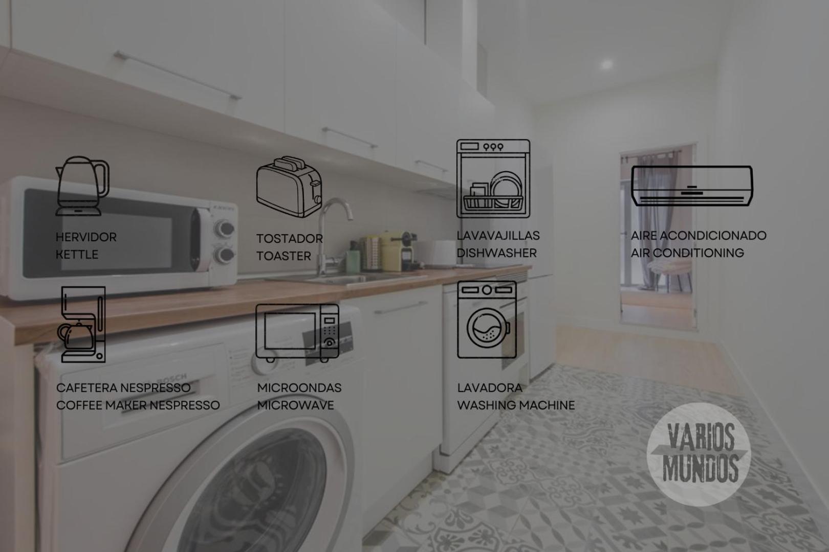 Nuevo Apt Para 7 Pax En Malasana - Gran Via E1 Leilighet Madrid Eksteriør bilde